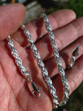 5MM 24" 925 Solid Sterling Silver